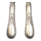 Empire salad server decorated with a swan and napoleon palmette, 19th century.