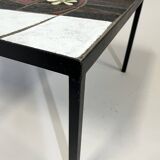 Table d'appoint en céramique par Paul Vermeire pour Perignem, années 1960.