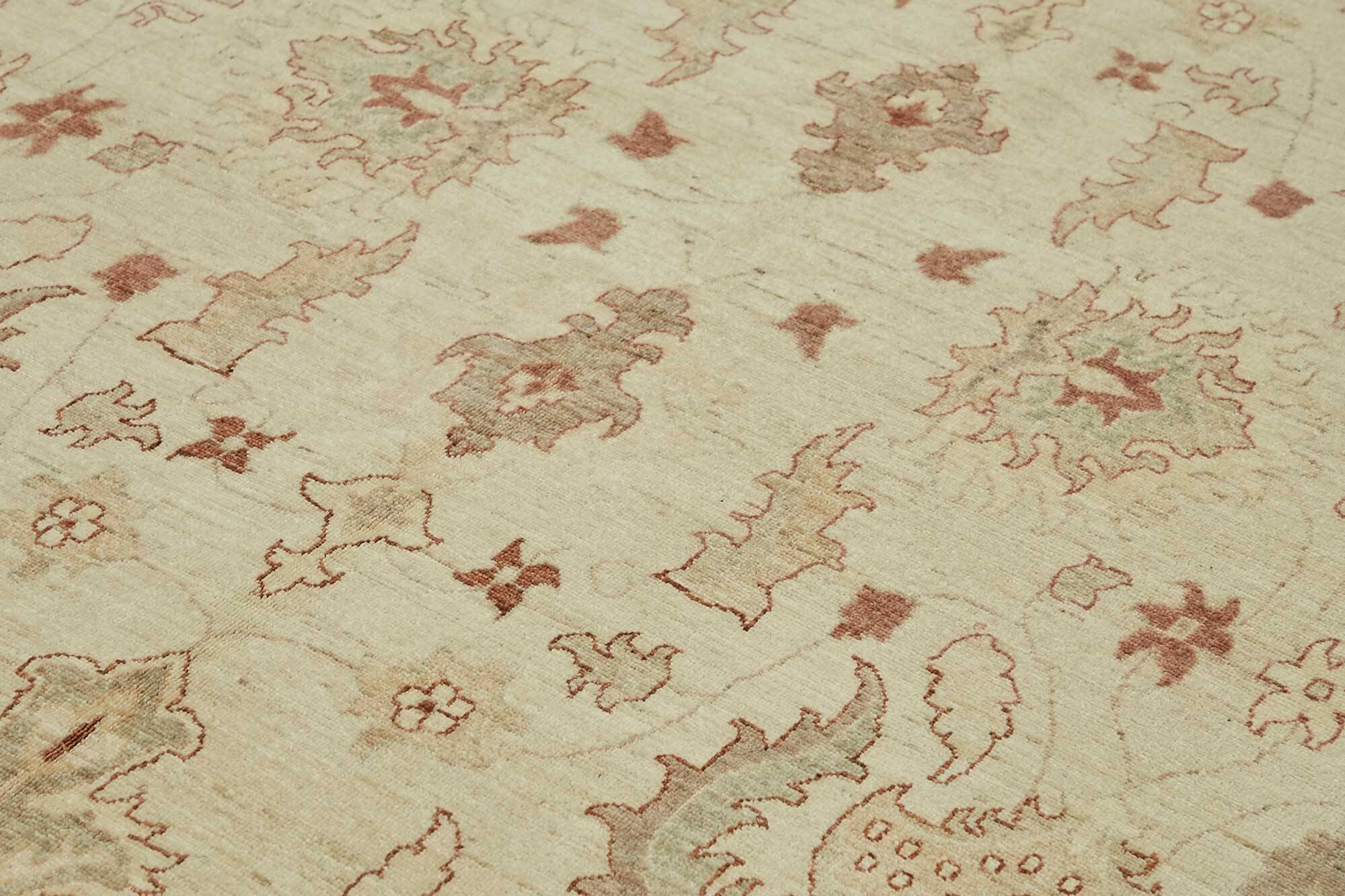 Turkish Handknotted Wool Oushak Rug 266 cm x 377 cm