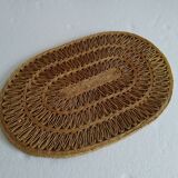 Grand dessous de plat en paille