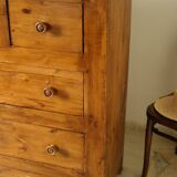 Rustic pine chest of drawers