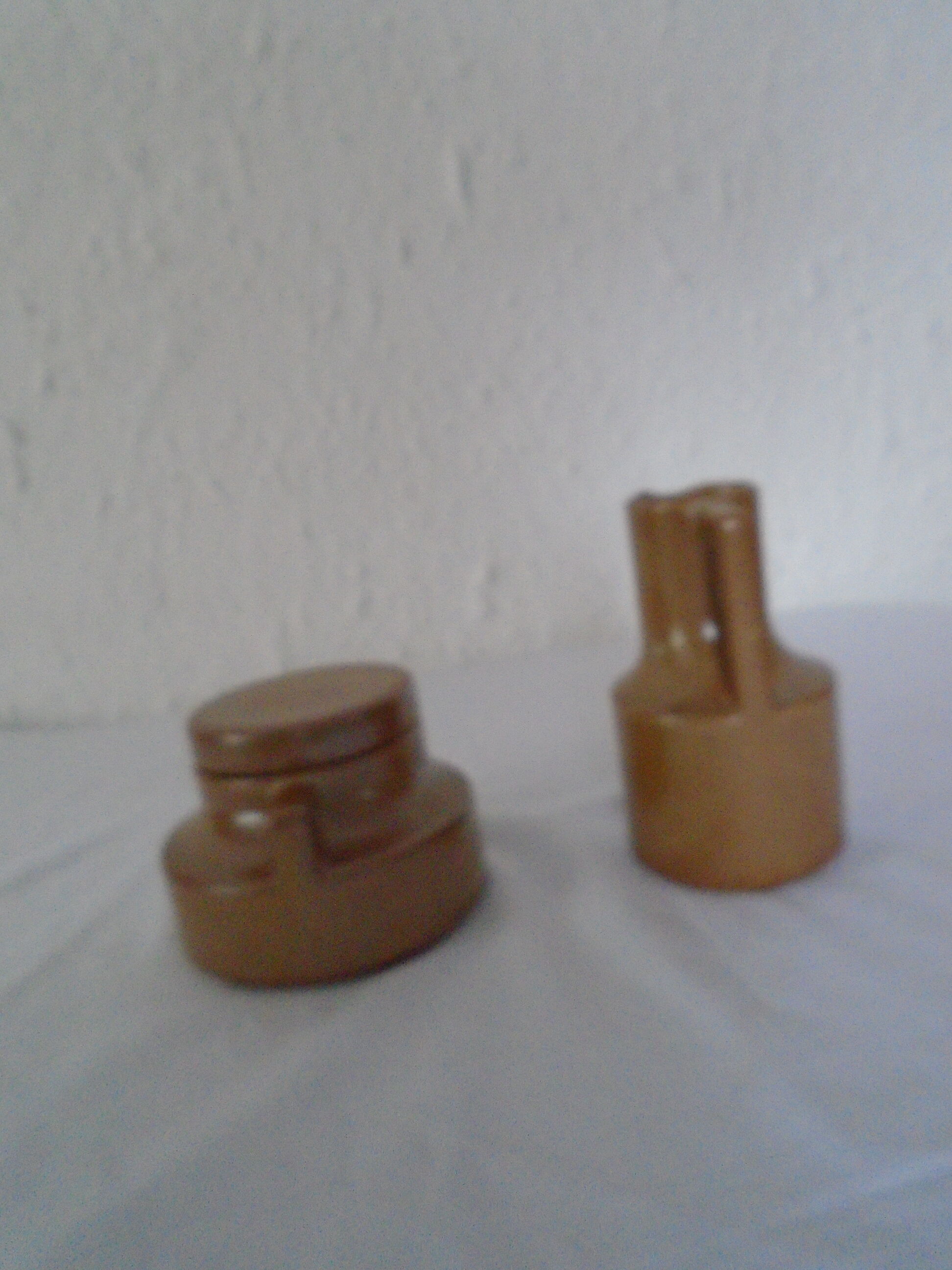 Pitcher pot and sugar pot in sandstone from Brenne france vintage