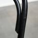 Set of 6 black vintage  bistro chairs with elegant design