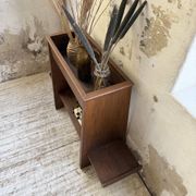 Jardinière années 50 palissandre constructiviste