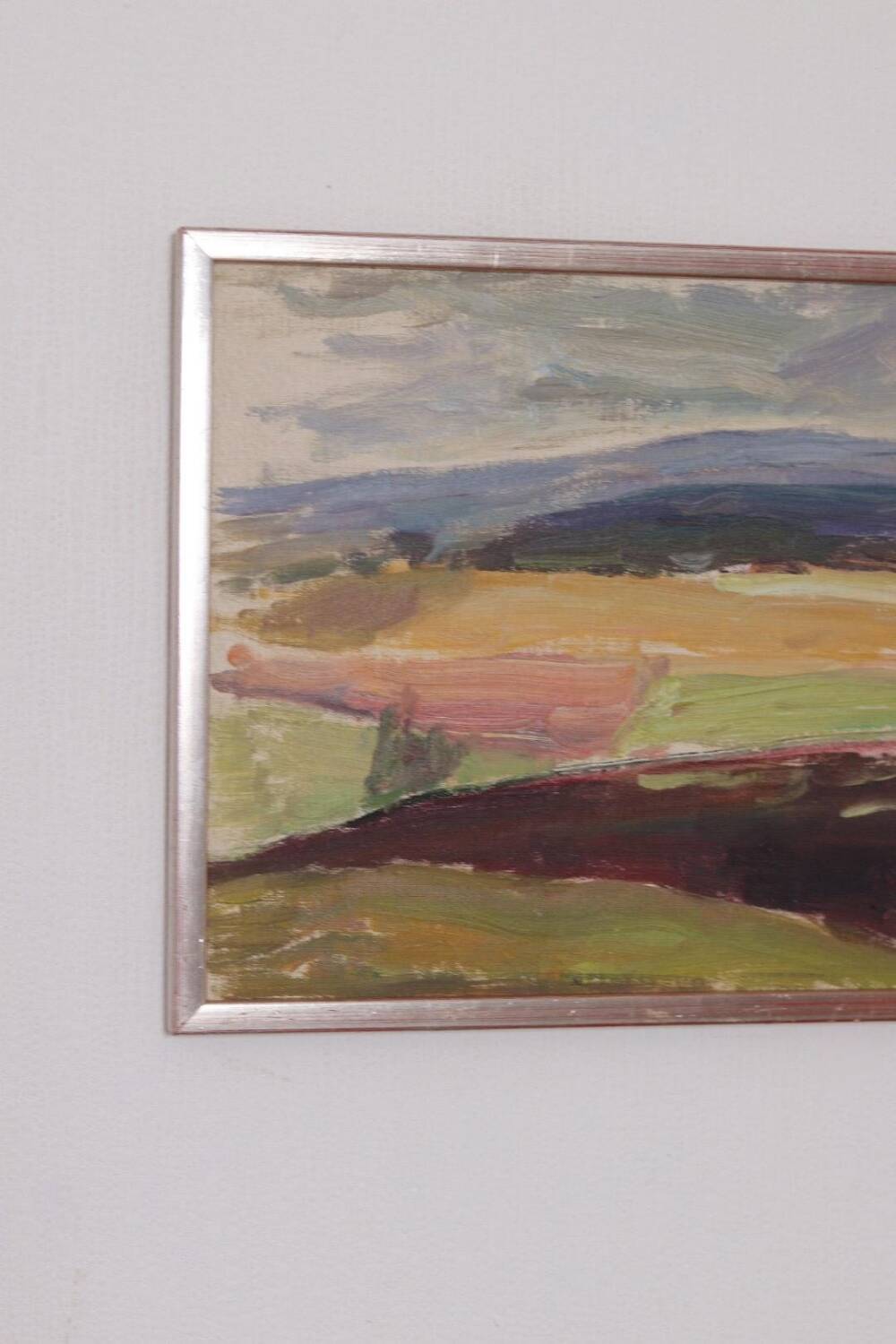 Original Swedish Oil on Canvas – “Dartmoor Heden” – Vintage & Framed