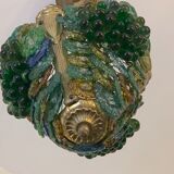 Chandelier in Italian glass paste Murano art deco