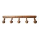 Wooden coat rack