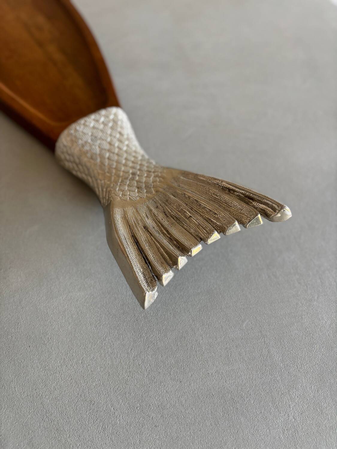 Vintage plateau de service en format salmon