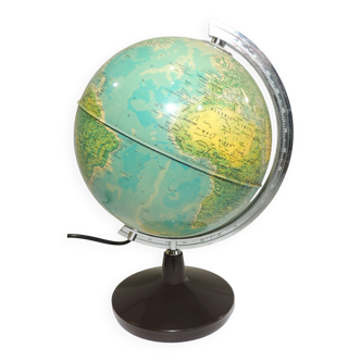 Globe terrestre lumineux /urss/made in italie /sedije sa/