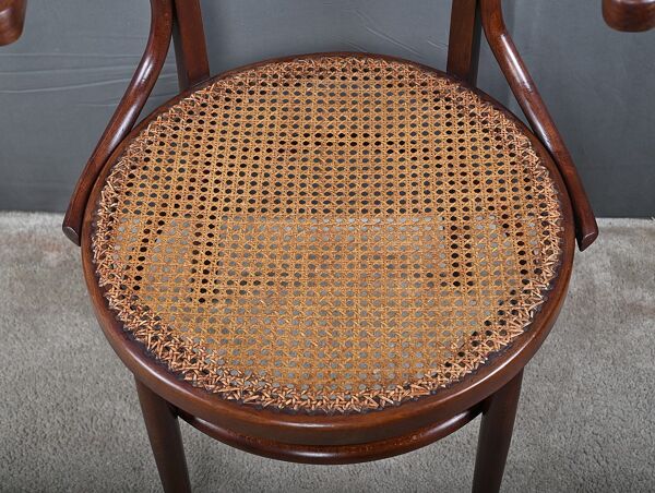 Fauteuil en hêtre courbé, maison Baumann – début XXe