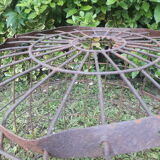 Basket basket h58 d59cm industrial iron