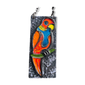 Vintage ceramic parrot