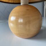 Wooden ball lamp