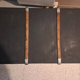 Malle de voyage ancienne vintage en bois datant des années 1880/1920