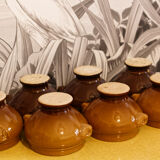 Set of 7 bear head bowls