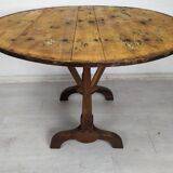 Rustic winemakers table