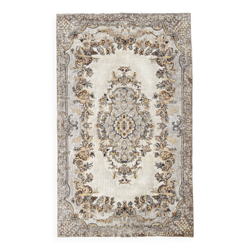 7x10 Rug For Living Room Classic Vintage Turkish Rug, 201x324Cm SK 1871