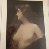 portrait of a woman, 19th century photo A. Piot
