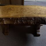 Elm burl coffee table