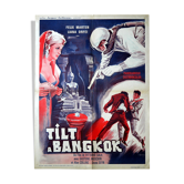 Original movie poster "Tilt in Bangkok" Spying
