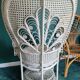 Armchair Emmanuelle white with cushion
