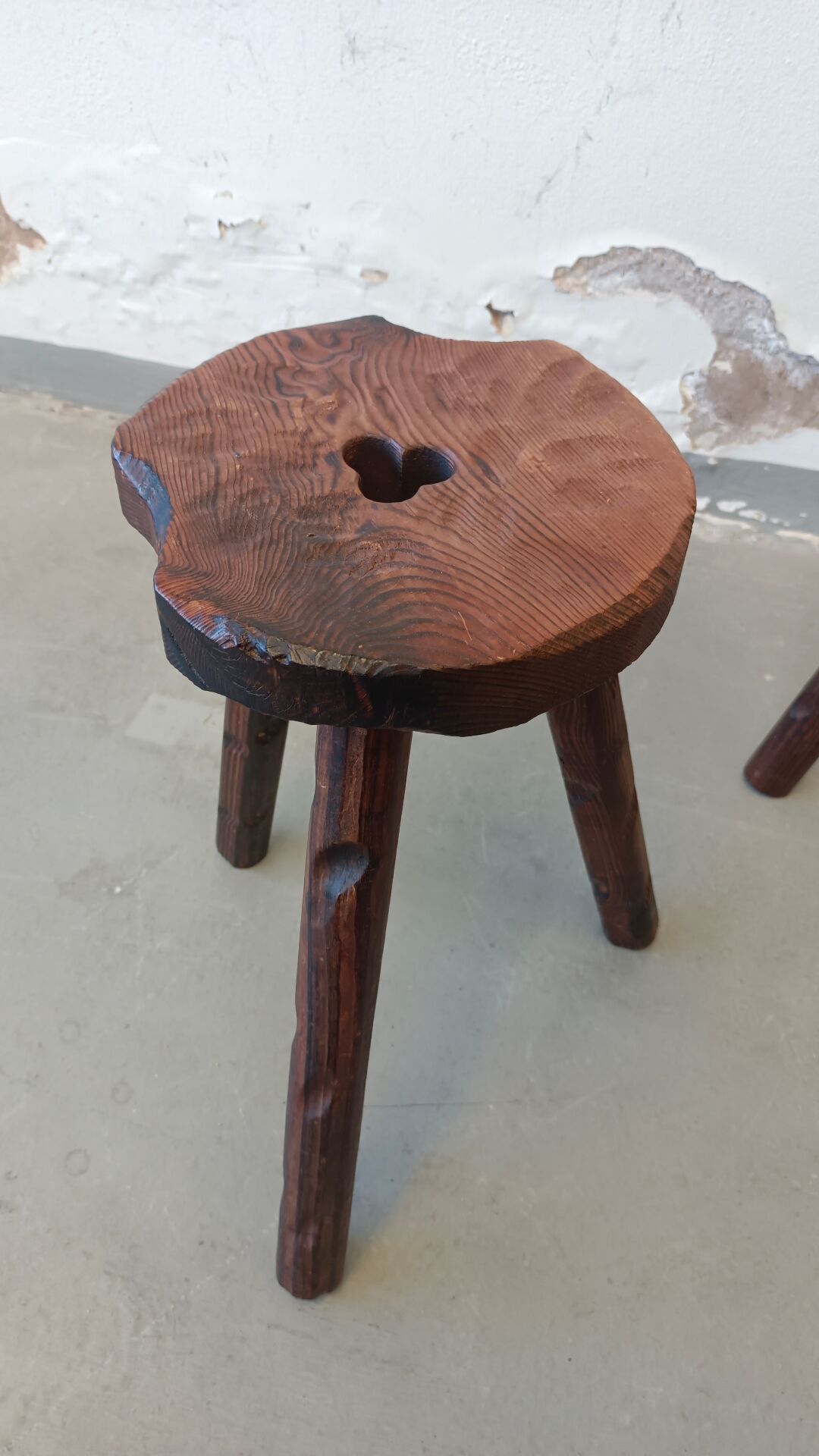 Set of brutalist stools