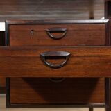 Mid-Century Freestanding Rosewood Desk by Kai Kristiansen for Feldballes Møbelfabrik, 1960s