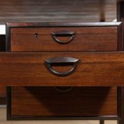 Mid-Century Freestanding Rosewood Desk by Kai Kristiansen for Feldballes Møbelfabrik, 1960s