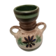 Vase en terre cuite peint a la main