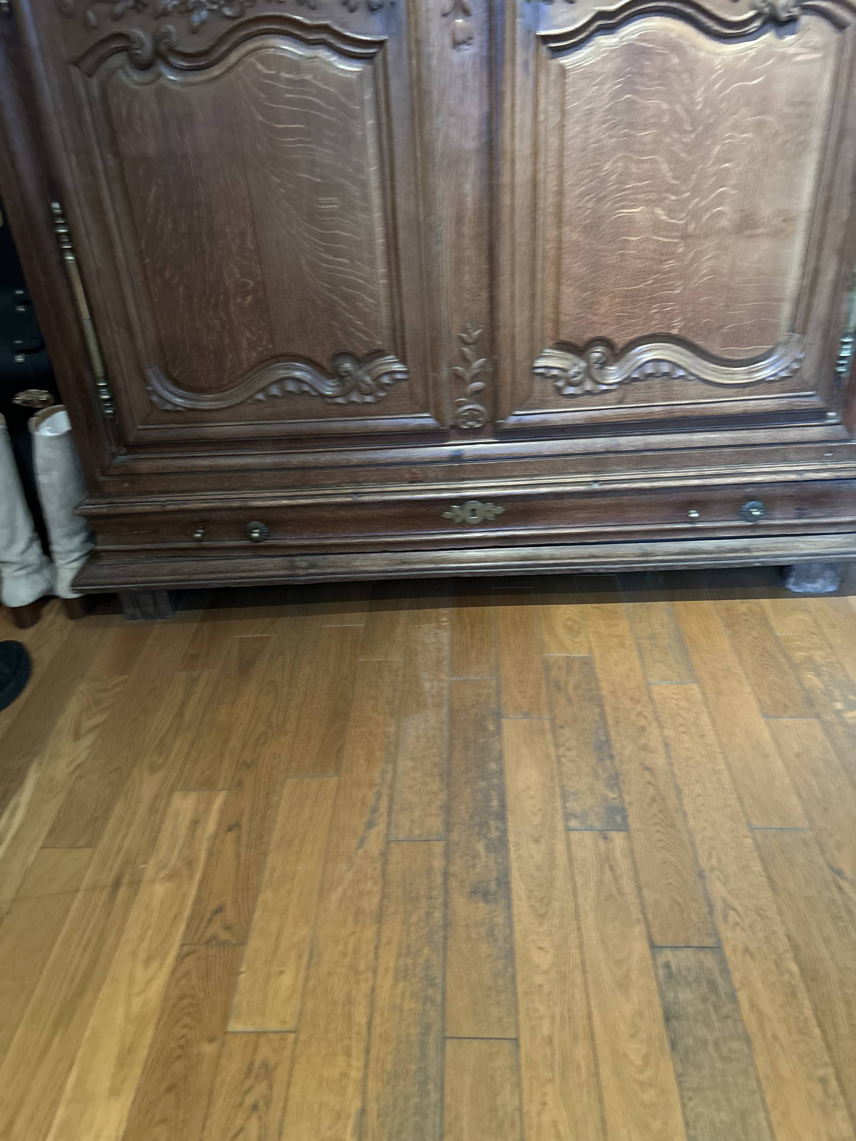 19th century Norman oak wardrobe