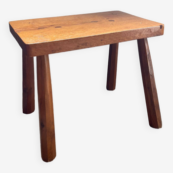 Vintage wooden stool from the 50s and 60s