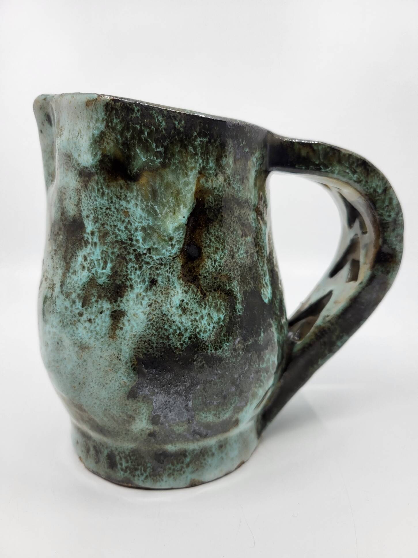 Alexandre Kostanda and Louis Giraud jug in French stoneware, 1940