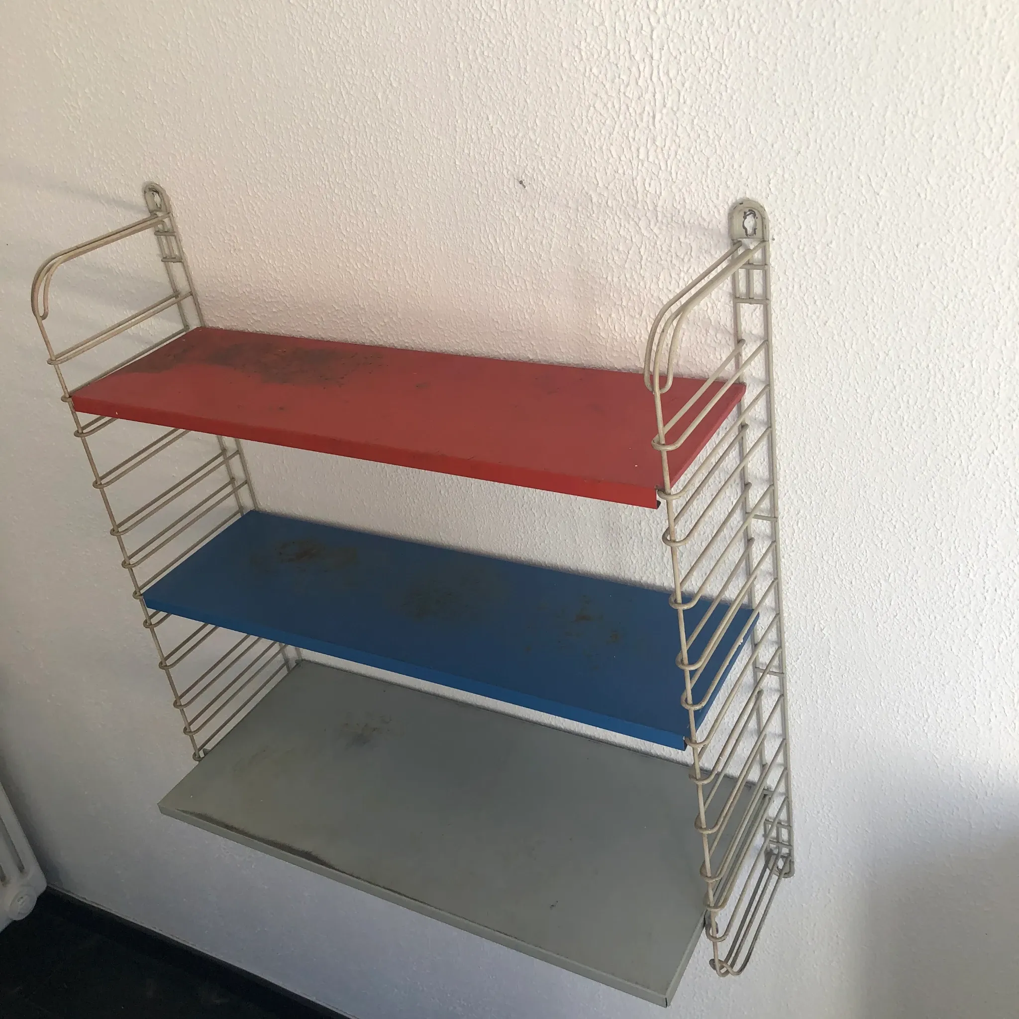 Vintage shelf 1950 taken design A. Dekker - 70 x 68 x 20 cm
