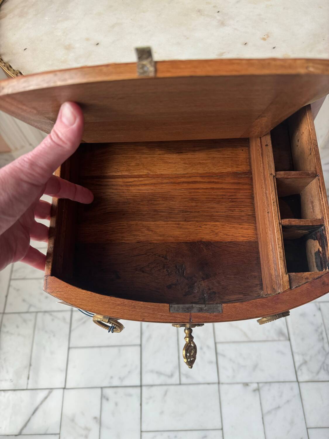 Louis XV period chiffonnier table