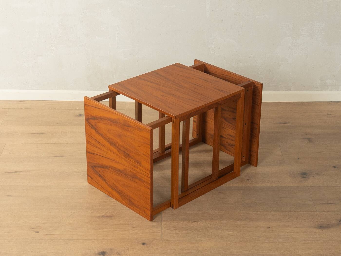 "The Cube" nesting tables by Kai Kristiansen for Vildbjerg Møbelfabrik, 1960s