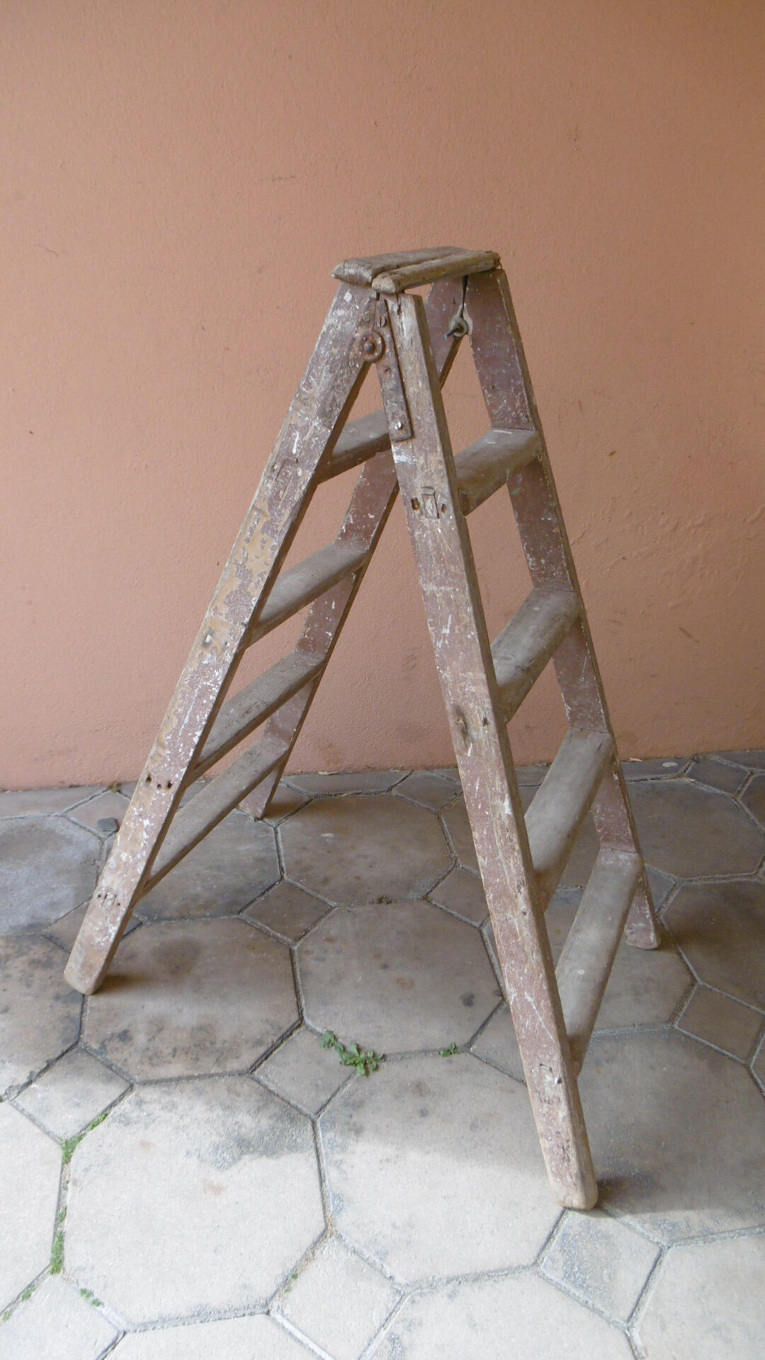 Painter's old steplady