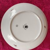 Round porcelain dish from Limoges