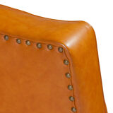 Pair of armchairs Club mustache leather