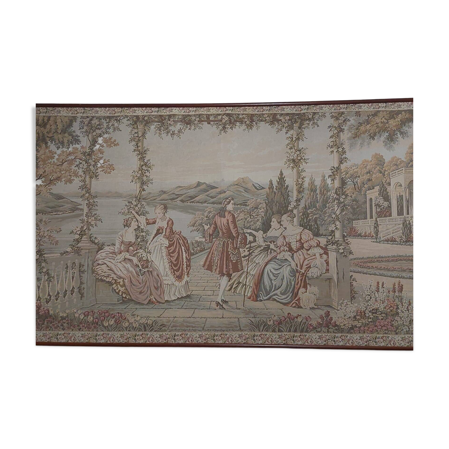 Genuine wall tapestry in the style of Louis XIII, XIV, XV, XVI.