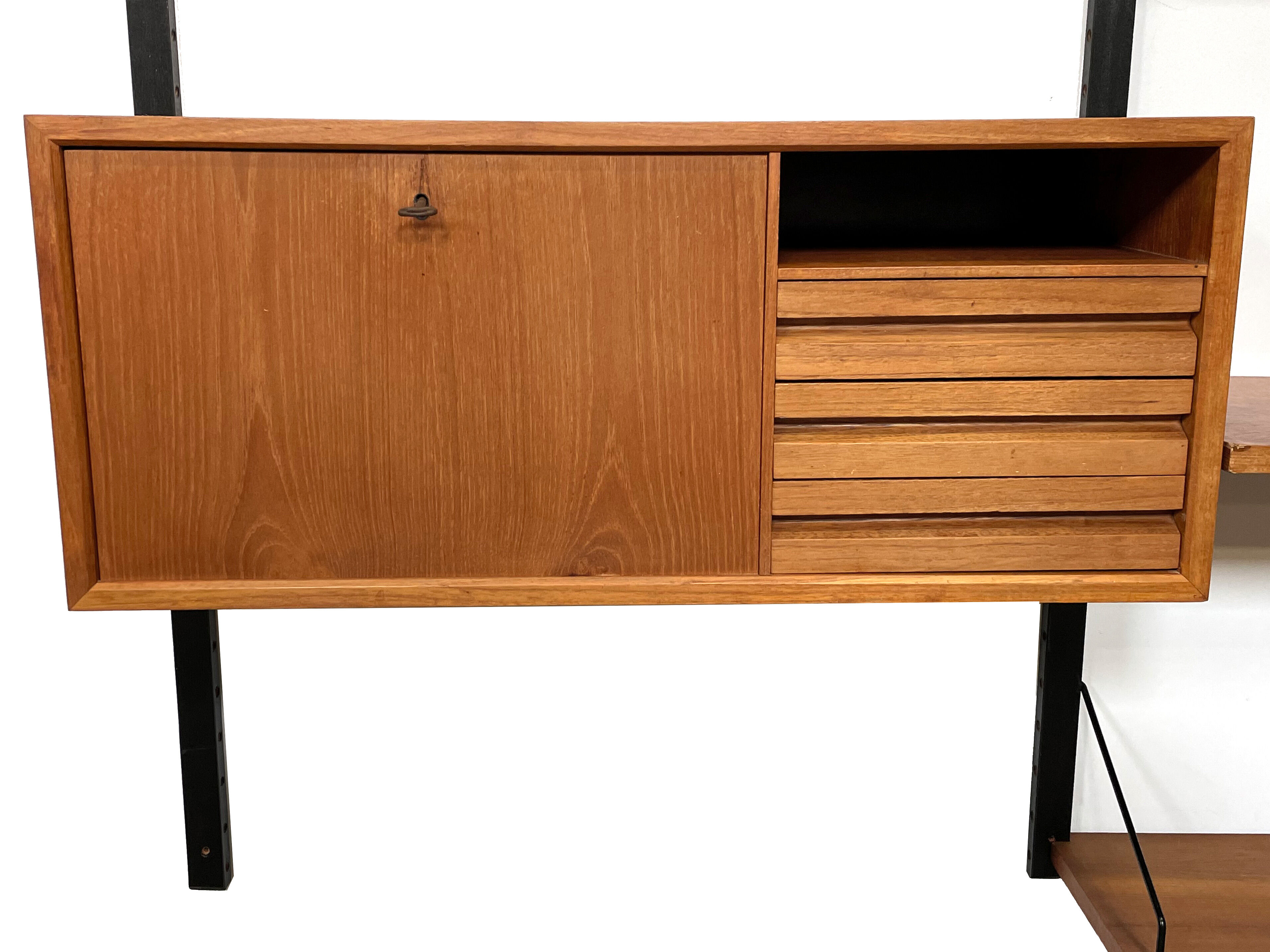 Vintage Poul Cadovius Royal System wall system wall unit