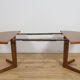 Mid-Century Teak Round Extending Dining Table, Denmark, 1960s
