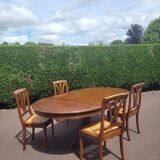 Meurisier table with chairs.