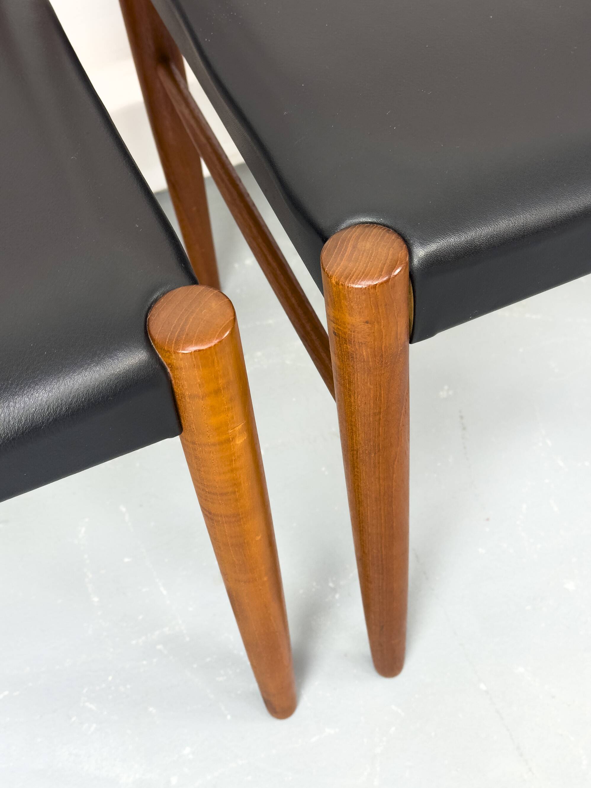 Danish Teak Dining Chairs by H. W. Klein for Bramin, 1960s, Set of 4