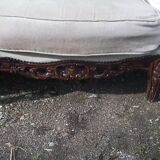Banquette 3 places style Baroque Rococo