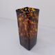 Amber Murano glass vase