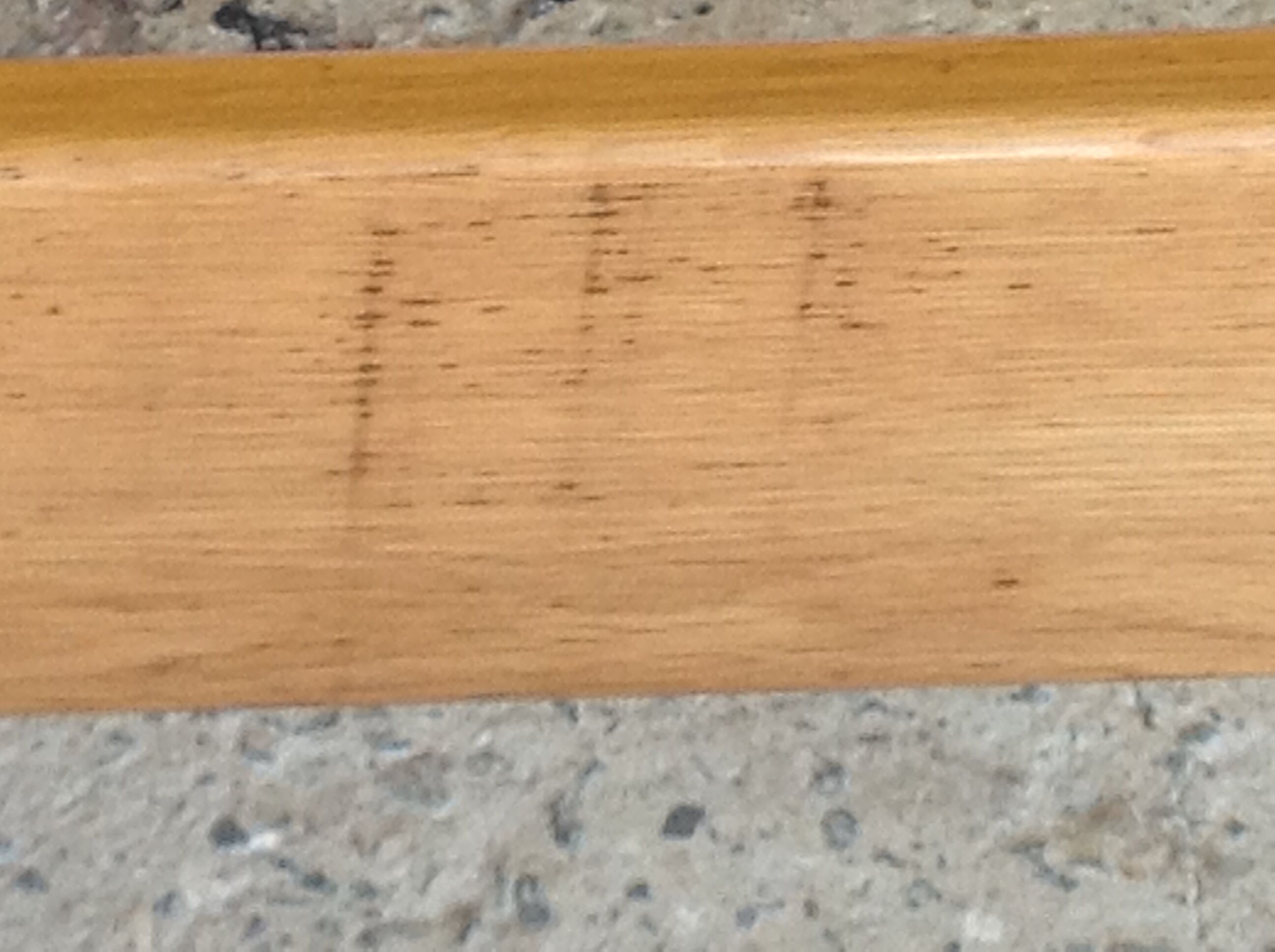 Vintage rattan wood bed