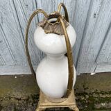 Porcelain and bronze vase