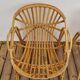 paire fauteuils rotin Coquille