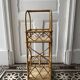 Vintage rattan bar or bottle holder
