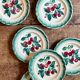 Set of 7 vintage Badonvilier dessert plates.